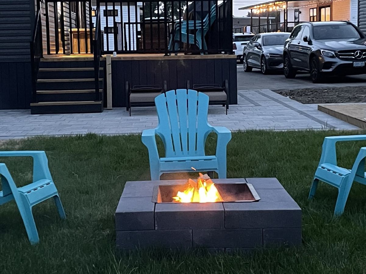 Evenings by the Fire Pit — Zen Tide Retreat cottage